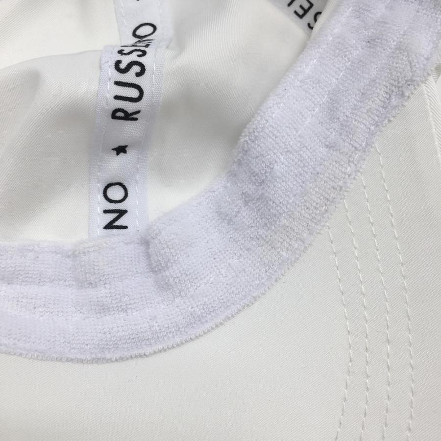 Russeluno（ラッセルノ） 【美品】ラッセルノ キャップ 白×黒 ロゴ