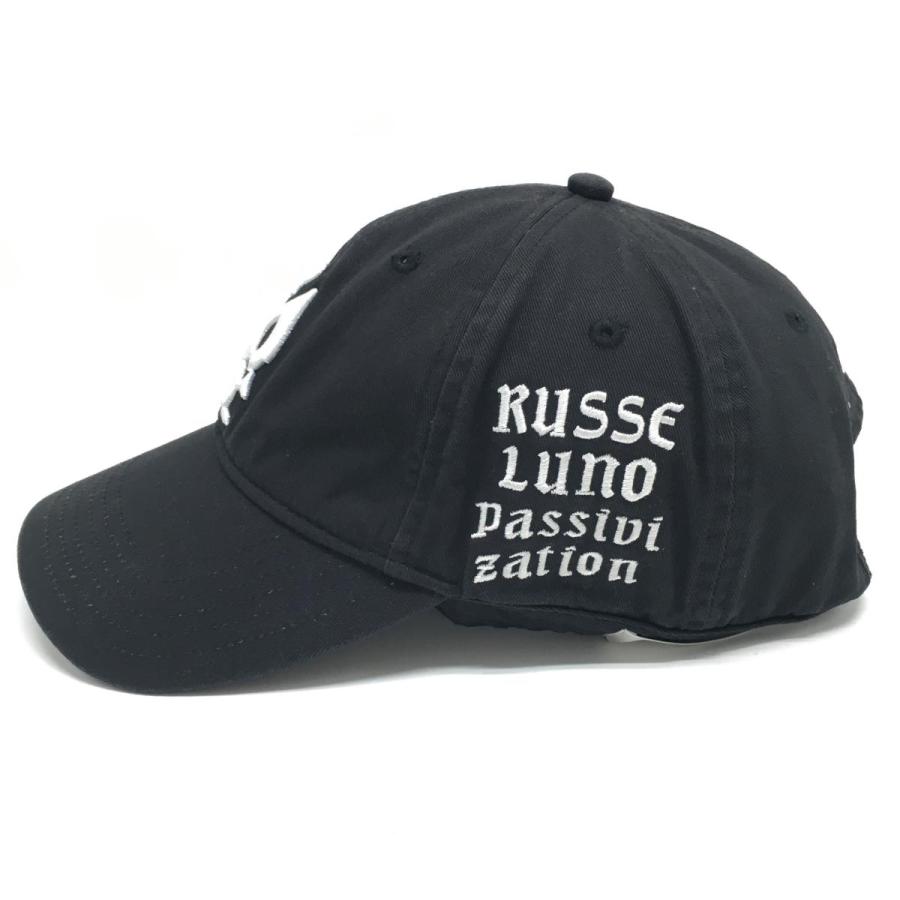 Russeluno ブラック キャップ Russeluno（ラッセルノ） 【美品】ラッセルノ キャップ 黒×白