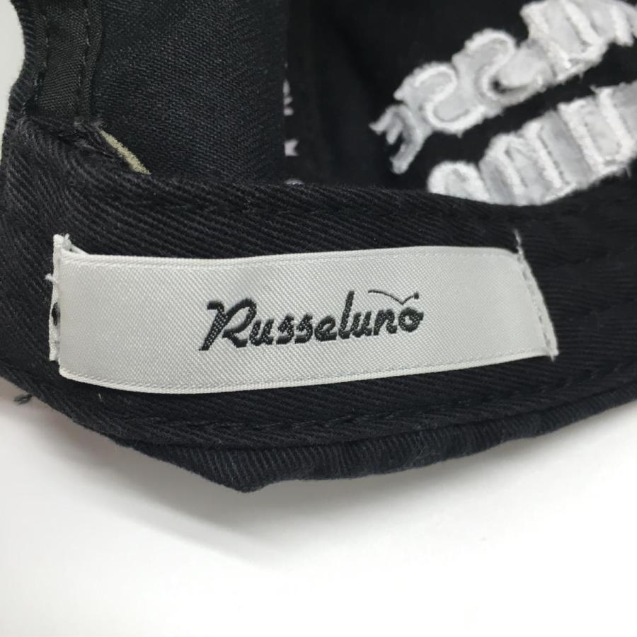 Russeluno（ラッセルノ） 【美品】ラッセルノ キャップ 黒×白