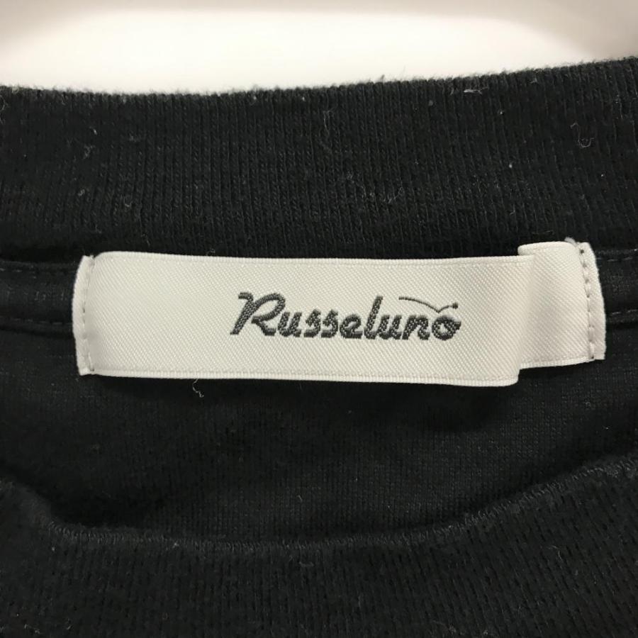 Russeluno（ラッセルノ） 【美品】ラッセルノ Tシャツ 黒 綿100