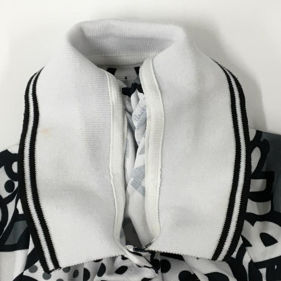 Jack Bunny!!（ジャックバニー） 半袖ポロワンピース 白×黒×グレー