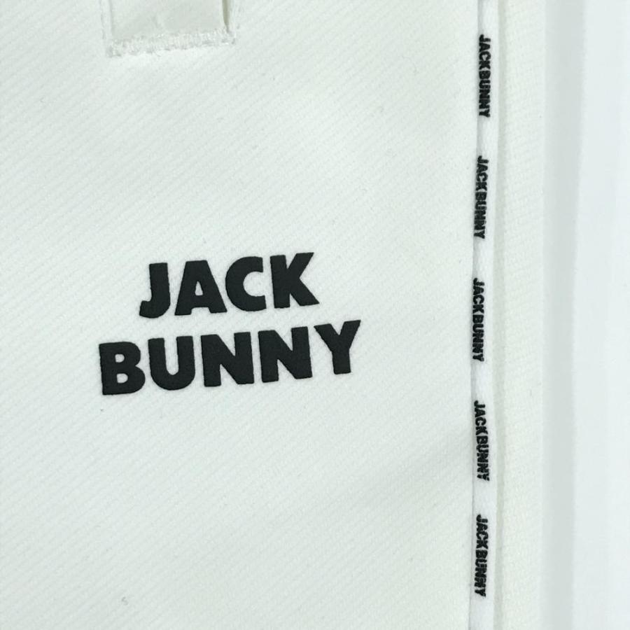Jack Bunny!!（ジャックバニー） ジョガーパンツ サイドロゴライン 白