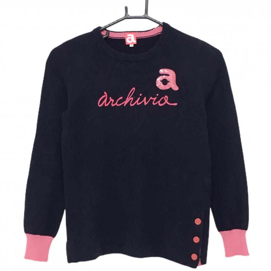 archivio（アルチビオ） 【美品】アルチビオ セーター ダークネイビー