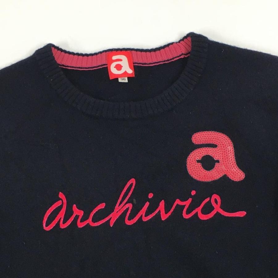 archivio（アルチビオ） 【美品】アルチビオ セーター ダークネイビー