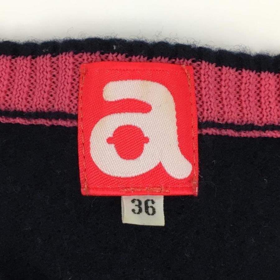 美品 ARCHIVIO アルチビオ ブランドロゴ 秋冬 AW カットソー アクリル/ウール ローズレッド レディース 40(L) プルオーバーパーカー【古着】【中古】 2WAY長袖ニットプルオーバー|アルチビオ-アウトレット- - ゴルフウェア