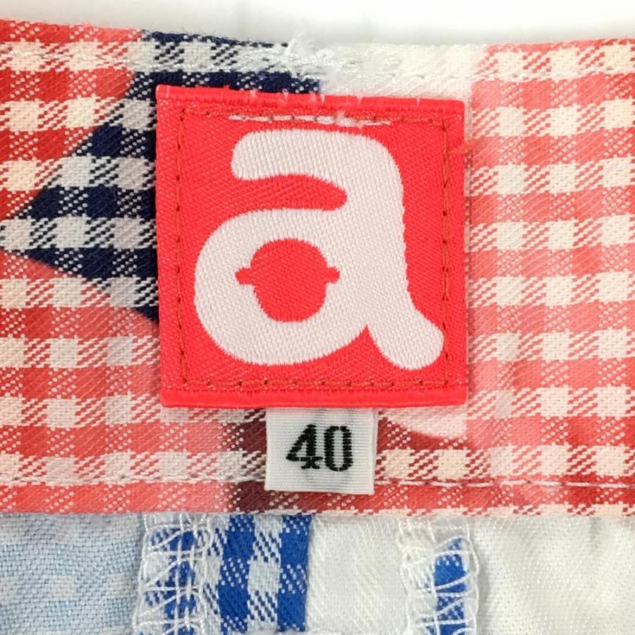 archivio（アルチビオ） 【美品】アルチビオ スカート 白×ブルー