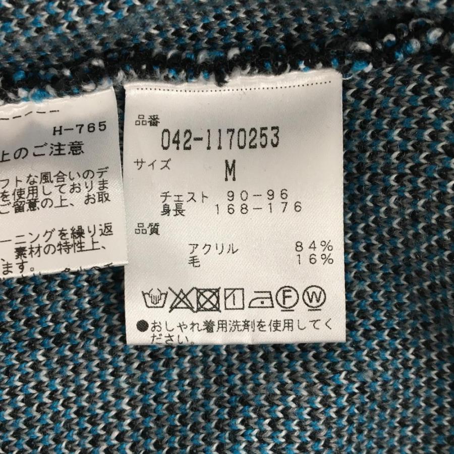 St ANDREWS 【超美品】セントアンドリュース セーター 黒×ブルー 千鳥