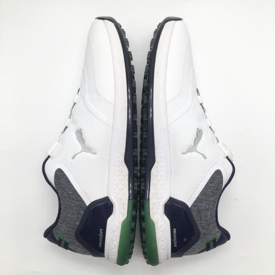 PUMA（プーマ） 【超美品】プーマ ゴルフシューズ 白×ネイビー 377526 