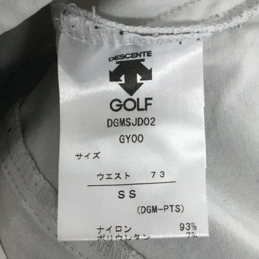 DESCENTE GOLF デサントゴルフ パンツ ライトグレー バックロゴ 中田 