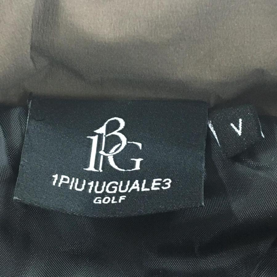1PIU1UGUALE3 GOLF★美品★ブラウン★GOLF★ダウンベスト★ⅴ★ 1PIU1UGUALE3 GOLF 【美品】ウノピゥウノウグァーレトレゴルフ ダウン