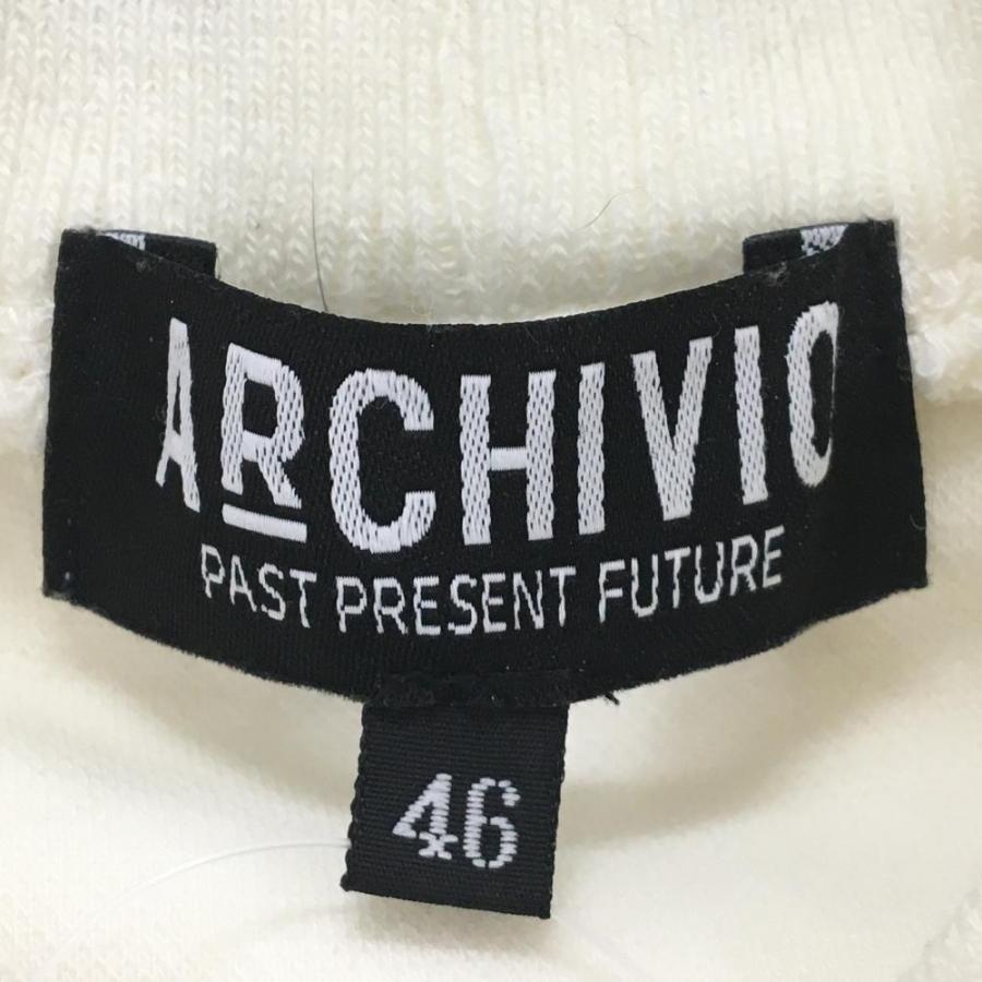 archivio（アルチビオ） 【美品】アルチビオ 長袖シャツ アイボリー×黒