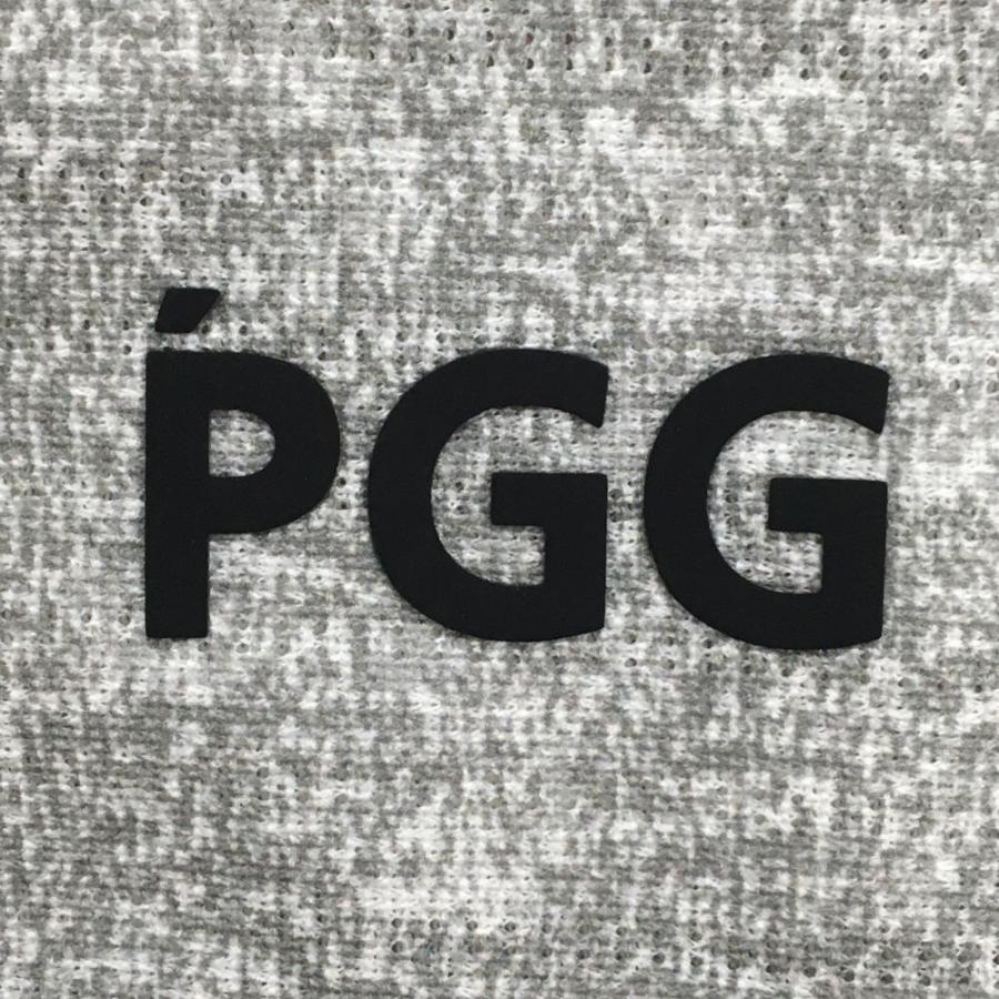 PGG 【超美品】PGGパーリーゲイツ ハーフパンツ 杢グレー×黒 ロゴ