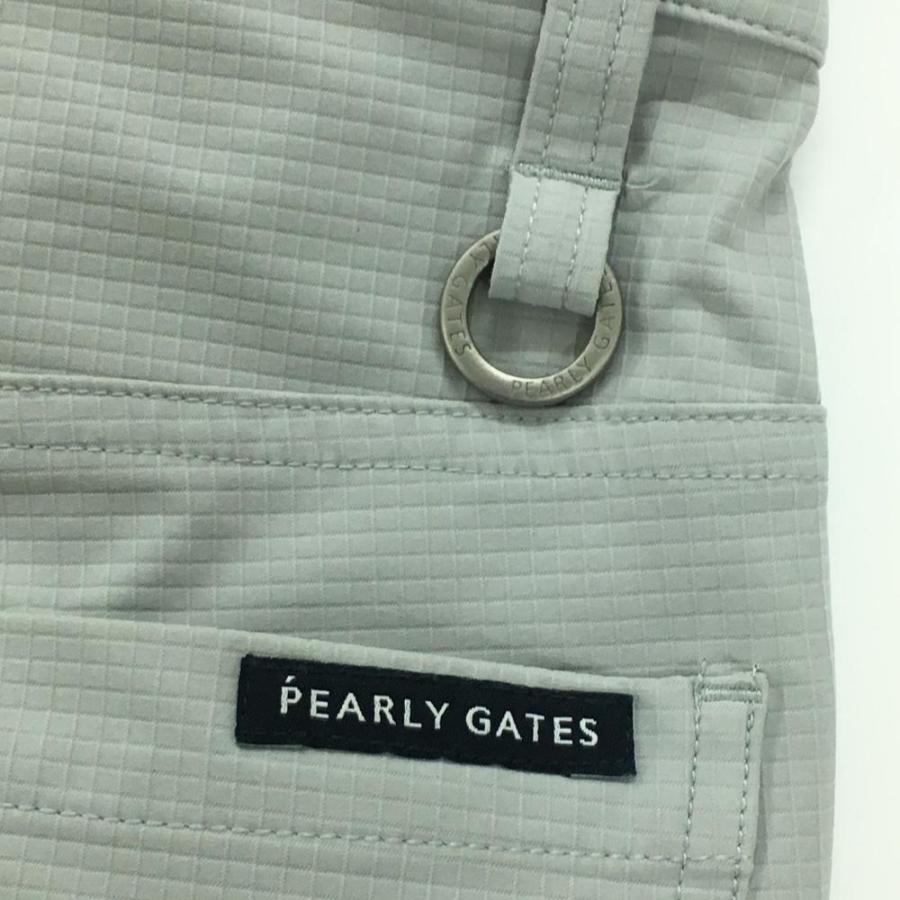 PEARLY GATES（パーリーゲイツ） ハーフパンツ グレー シリコンロゴ