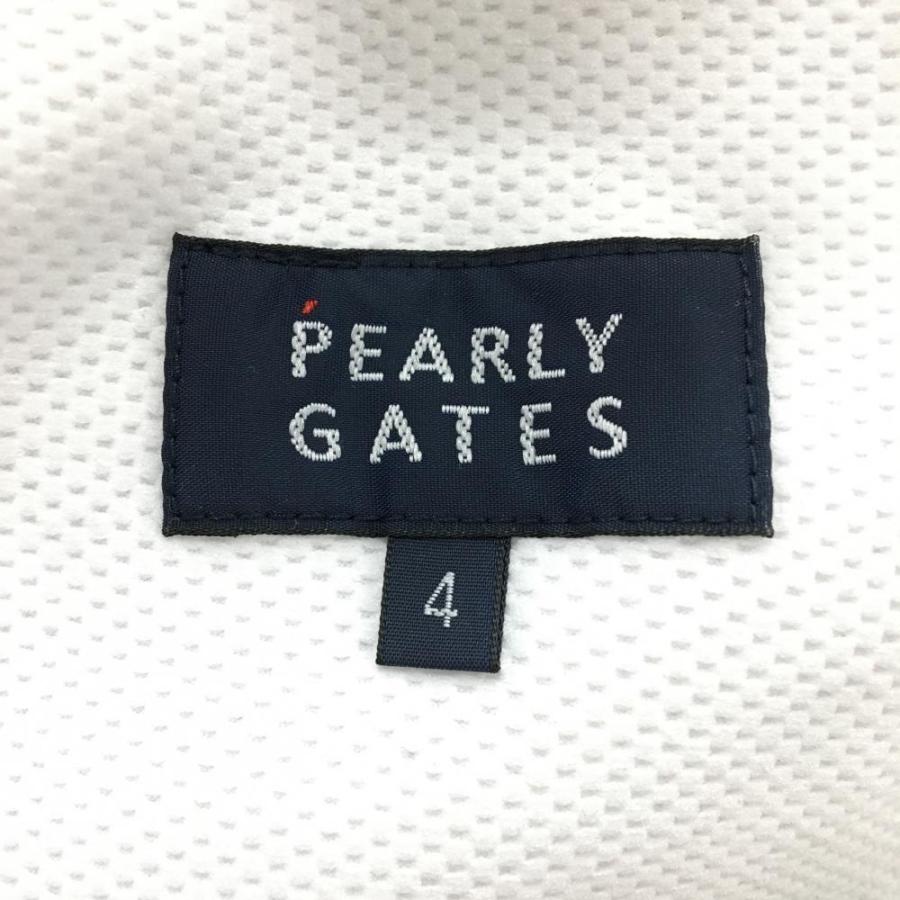 美品　PEARLY GATES ロゴハーフパンツ　4 ネイビー×ホワイト PEARLY GATES（パーリーゲイツ） 【美品】パーリーゲイツ ハーフパンツ