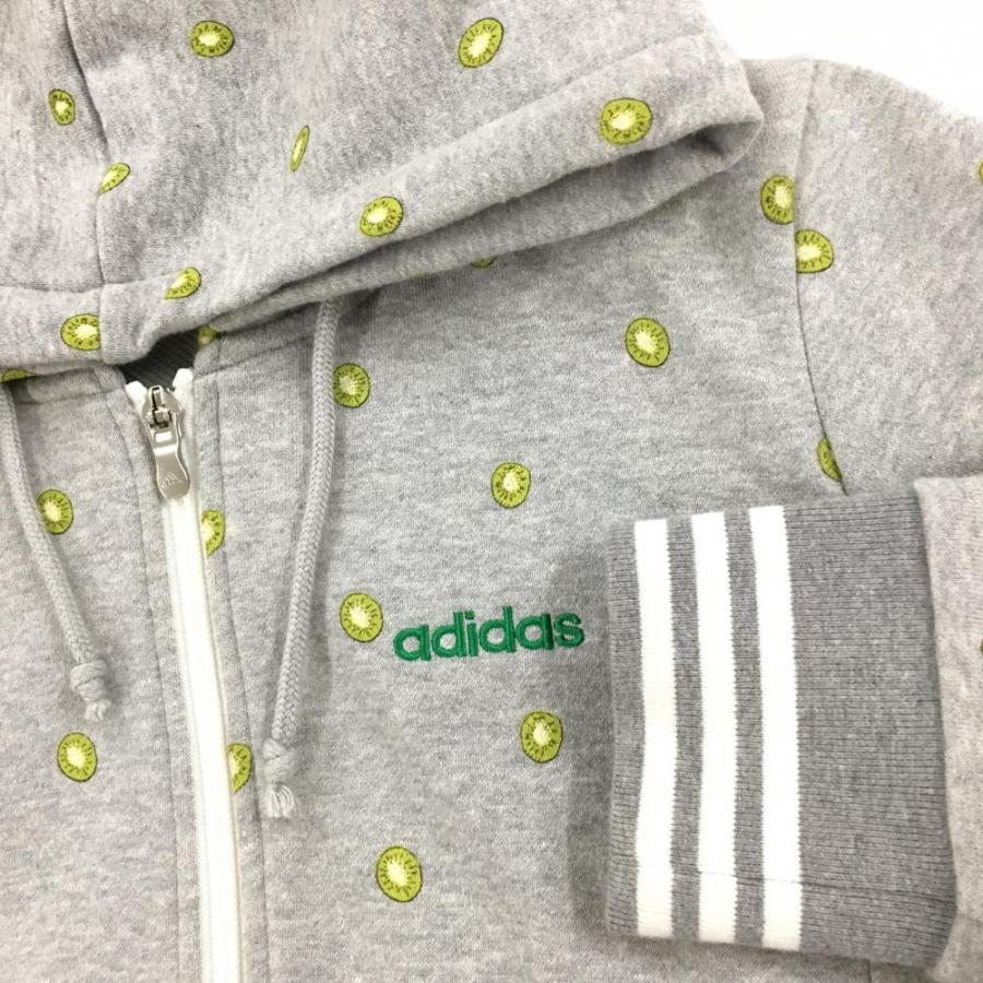 adidas（アディダス） 【超美品】アディダス ジップパーカー 杢グレー 