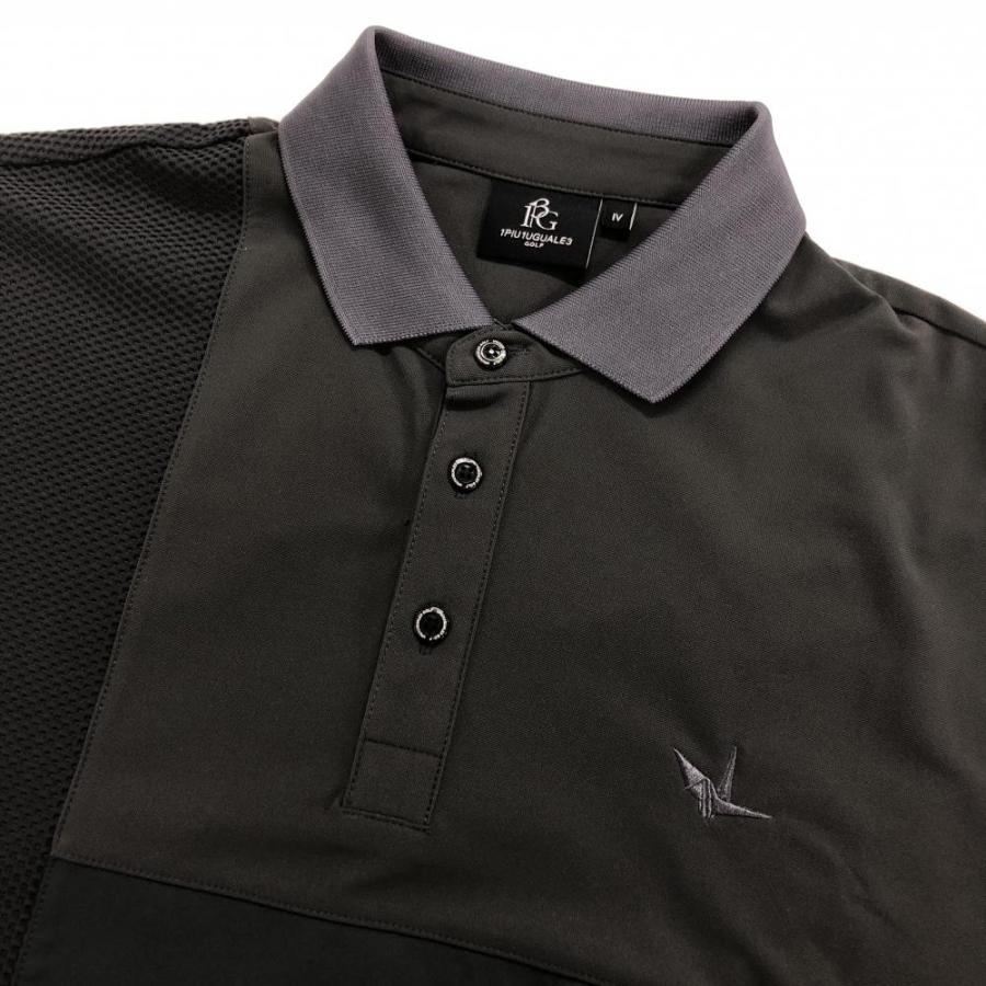 1PIU1UGUALE3 GOLF 【超美品】ウノピゥウノウグァーレトレゴルフ 半袖