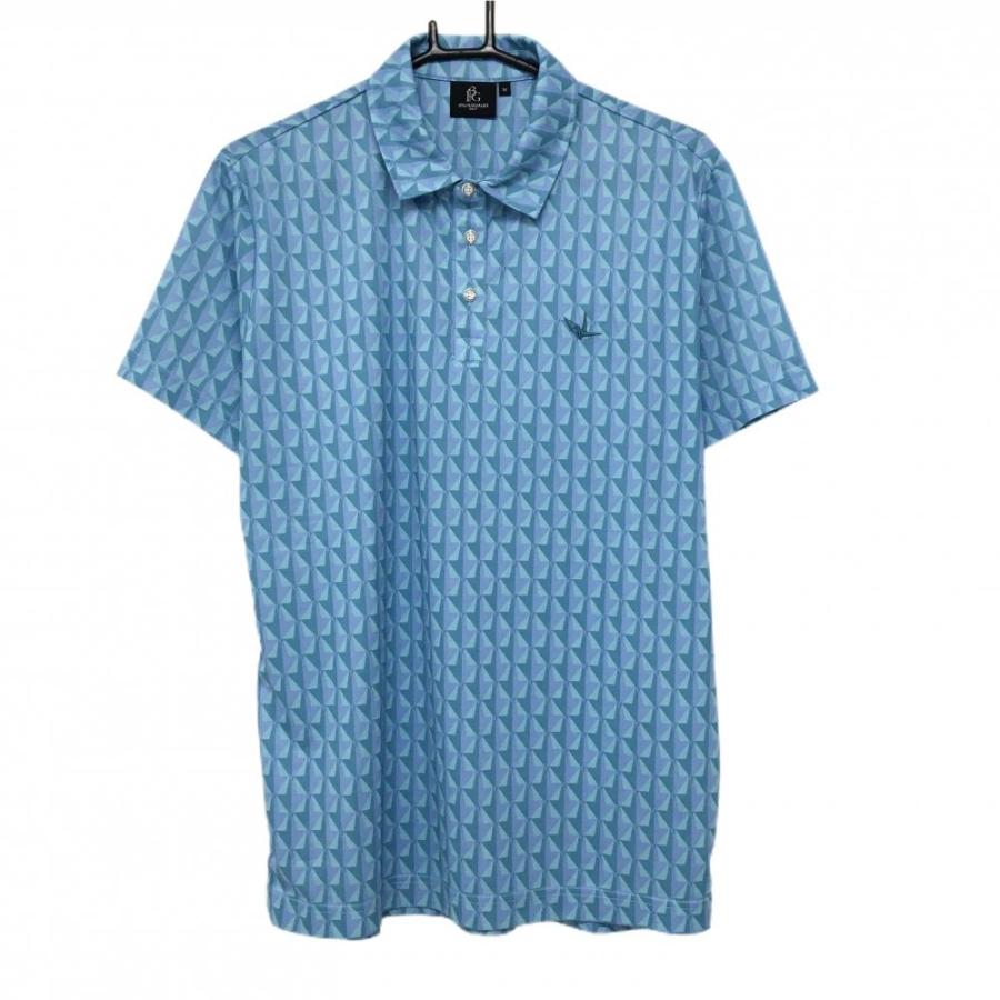 1piu1uguale3 GOLF 総柄 ポロシャツ メンズ 半袖 XL ゴルフ 【公式通販】