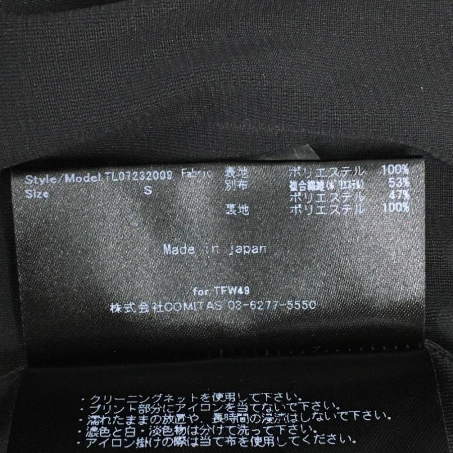 新品未使用　TFW49 スカート　サイズS TFW49 【美品】TFW49 スカート 黒 内側インナーパンツ 裾ロゴ