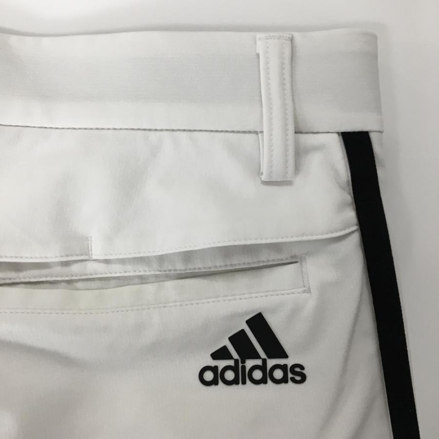 adidas（アディダス） 【美品】アディダス 半端丈パンツ 白×黒 サイド3