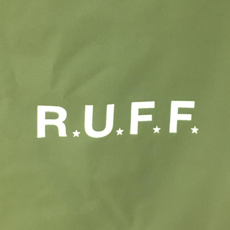 RUFFLOG（ラフロッグ） パンツ カーキ ナイロン 裾ジップ ストレッチ