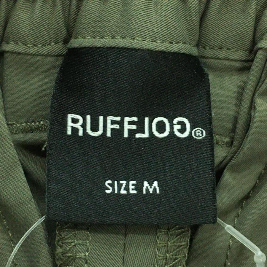 RUFFLOG（ラフロッグ） パンツ カーキ ナイロン 裾ジップ ストレッチ