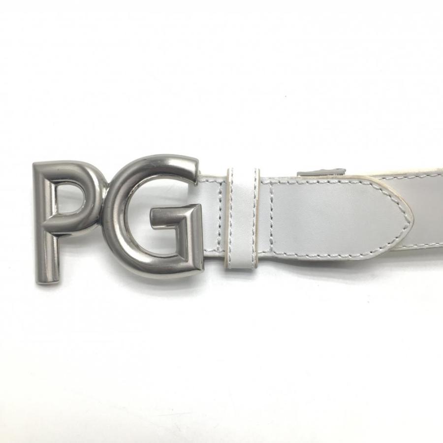 PEARLY GATES（パーリーゲイツ） トップ式ベルト 白 フライング