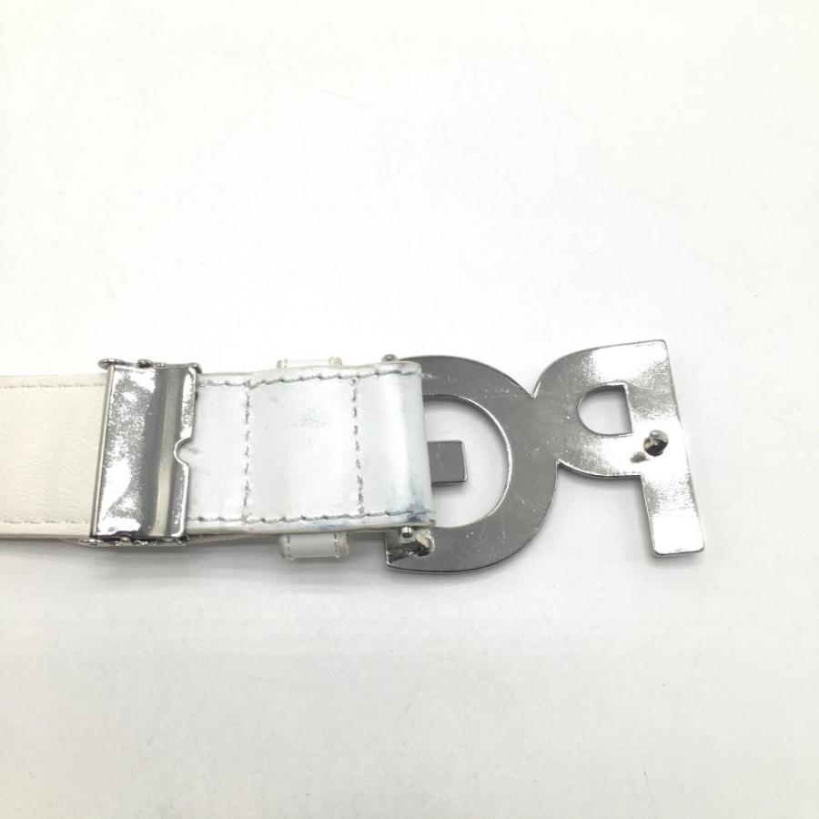 PEARLY GATES（パーリーゲイツ） トップ式ベルト 白 フライング