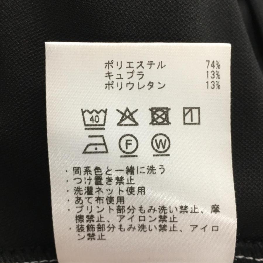 DESCENTE GOLF 【超美品】デサントゴルフ 半袖ポロシャツ 黒 スナップ