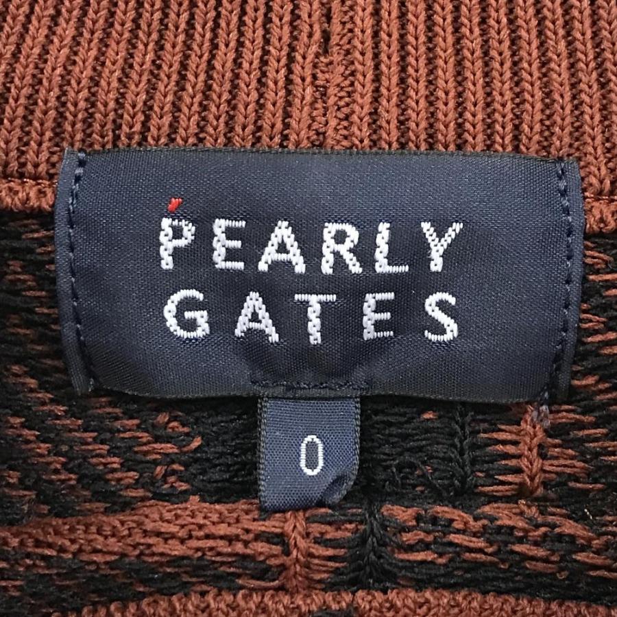 ★美品★ PEARLY GATES ストレッチ ニット グレンチェック Lサイズ パーリーゲイツ ストレッチパンツ 黒×白 グレンチェック 迷彩 30周年
