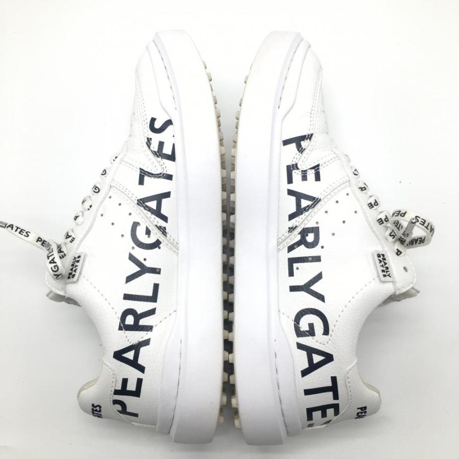 新品未使用PEARLY GATES ゴルフシューズ24センチネイビー/ホワイト PEARLY GATES（パーリーゲイツ） coco 中古 PEARLY GATES×コンバース