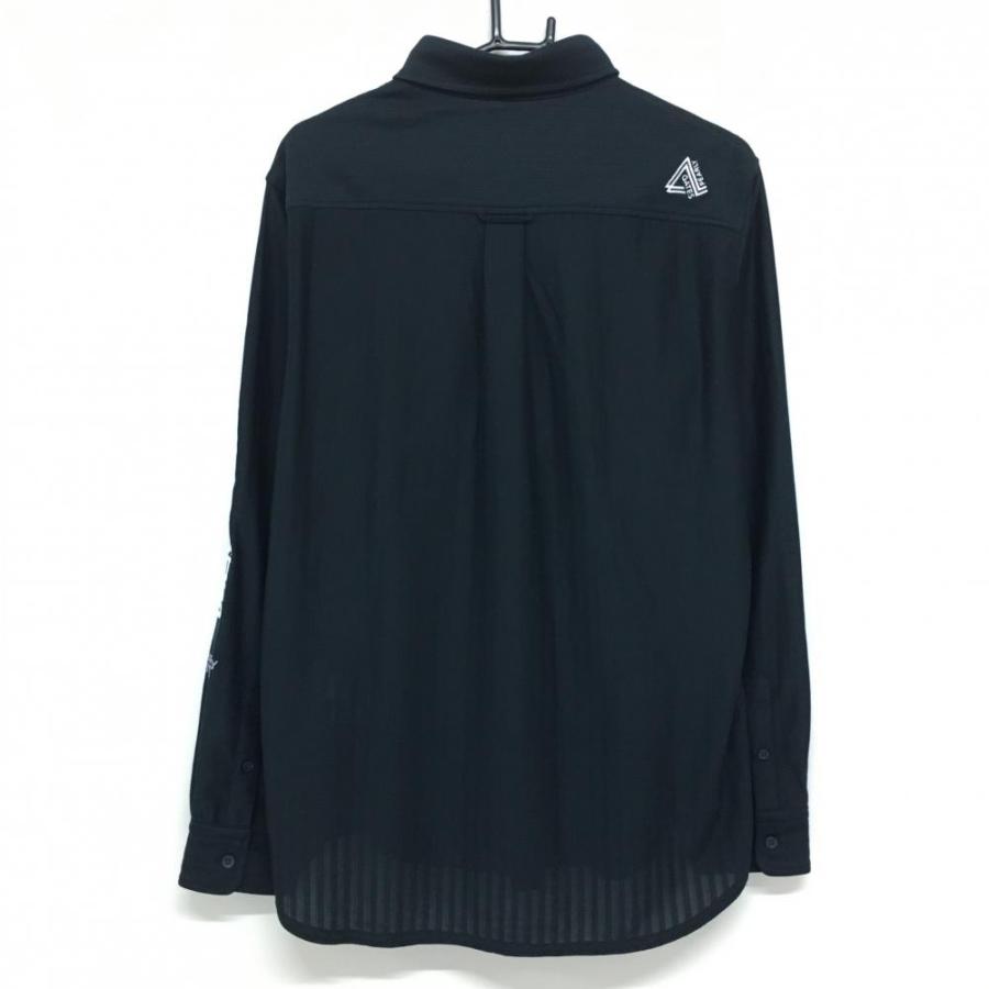 PEARLYGATES 未使用品 長袖ポロシャツ 紺 ネイビー ストライプ PEARLY GATES（パーリーゲイツ） 【超美品】パーリーゲイツ 長袖