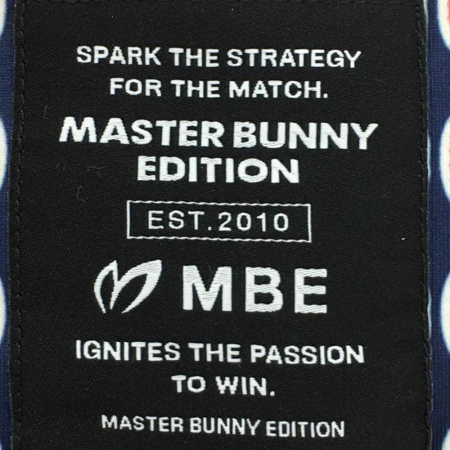 【極美品】マスターバニーエディション　ロゴ　半袖　ポロシャツ　XL ブラック サイズ：6 MASTER BUNNY EDITION マスターバニーエディション サークル