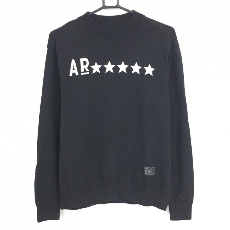 新品❤️アルチビオ❤️ニット archivio（アルチビオ） 【美品】アルチビオ セーター 黒×白 フロント