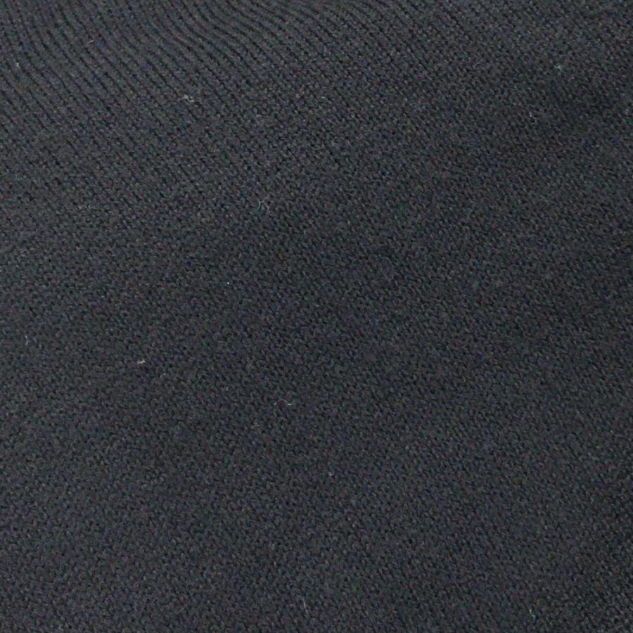 【美品】アルチビオ セーター 黒×白 フロントロゴ 星 ウール混 ニット メンズ 46(M) ゴルフウェア 2025年モデル archivioの画像