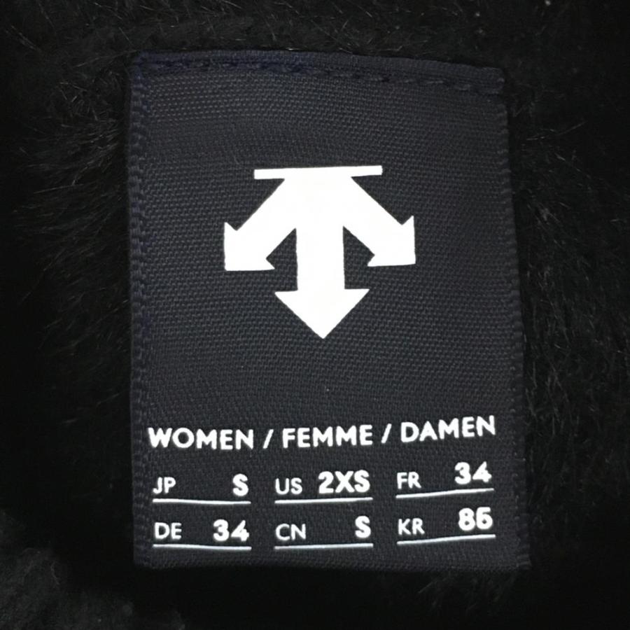 DESCENTE GOLF デサントゴルフ タートルネックセーター 黒 一部起毛