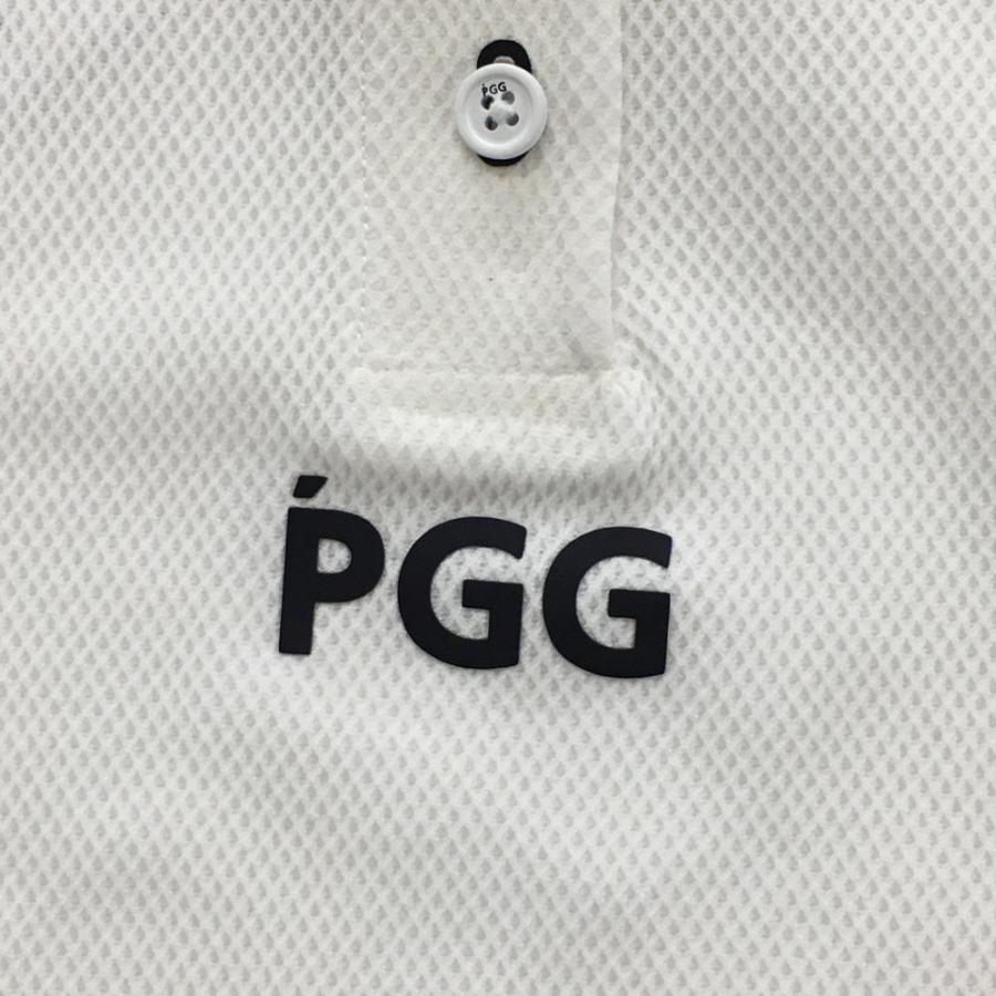 PGG 【新品】PGGパーリーゲイツ ノースリーブポロシャツ 白×ネイビー