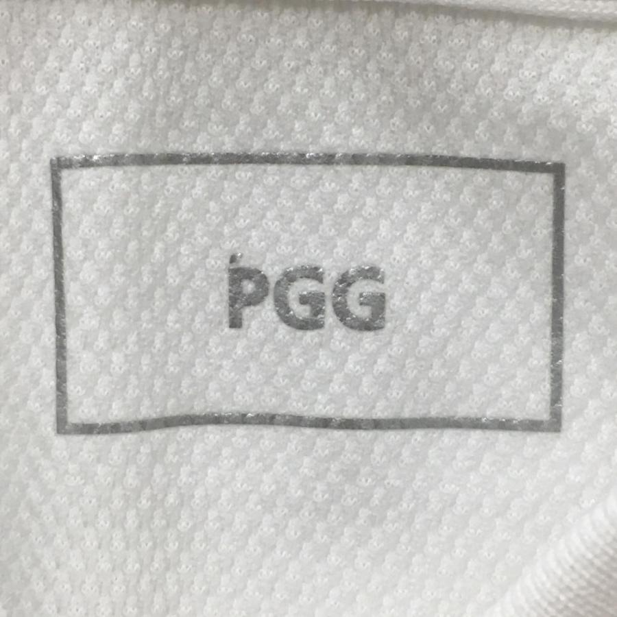 PGG 【新品】PGGパーリーゲイツ ノースリーブポロシャツ 白×ネイビー