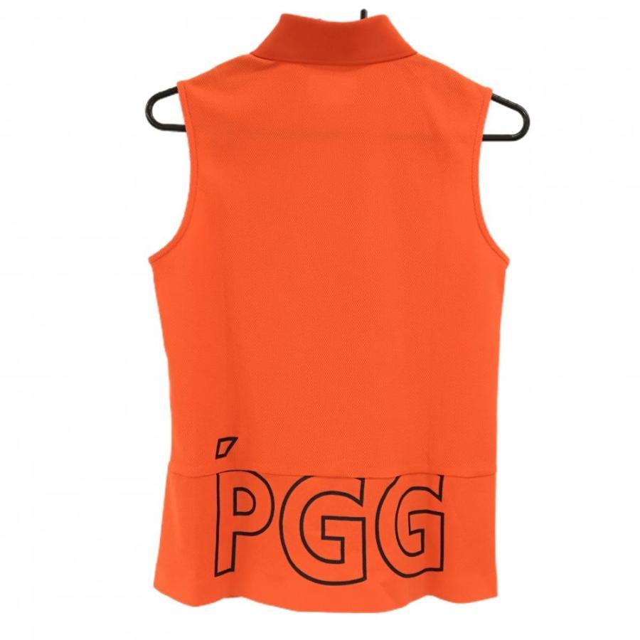 PGG 【新品】PGGパーリーゲイツ ノースリーブポロシャツ オレンジ