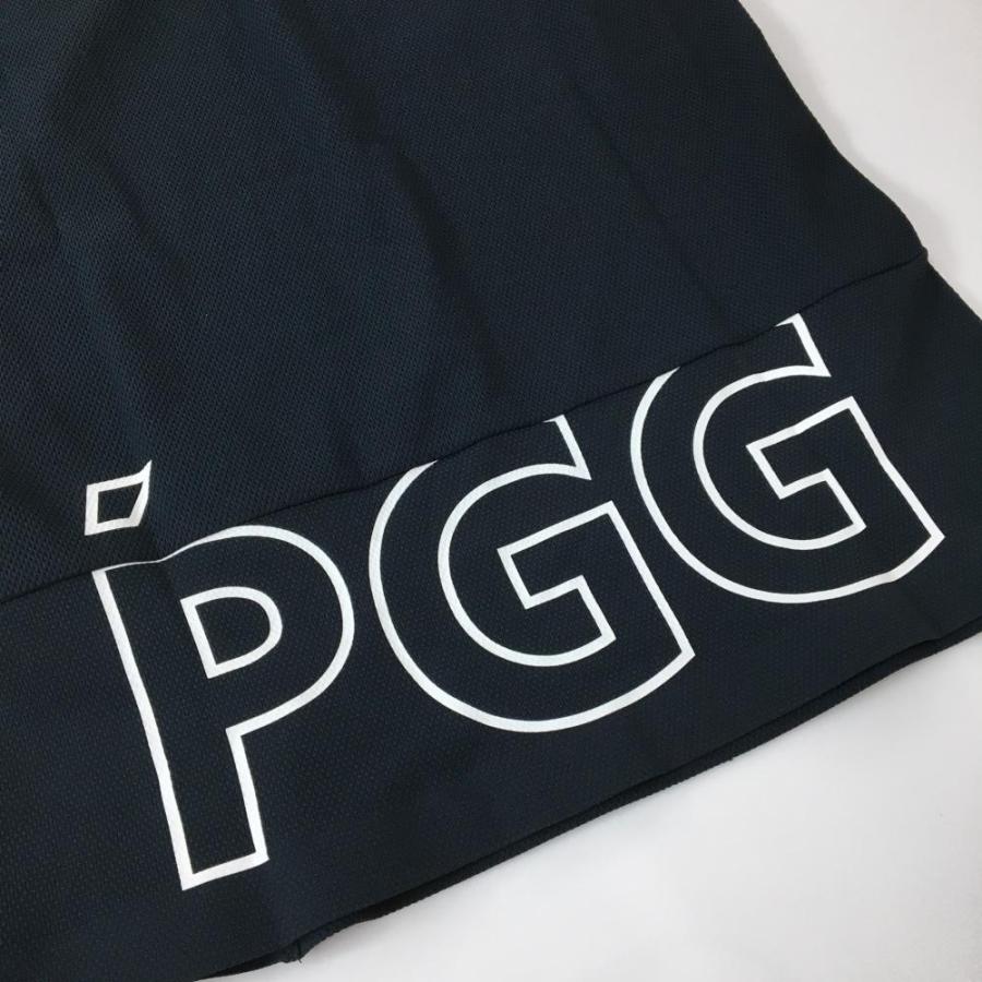 PGG 【新品】PGGパーリーゲイツ ノースリーブポロシャツ ネイビー×白