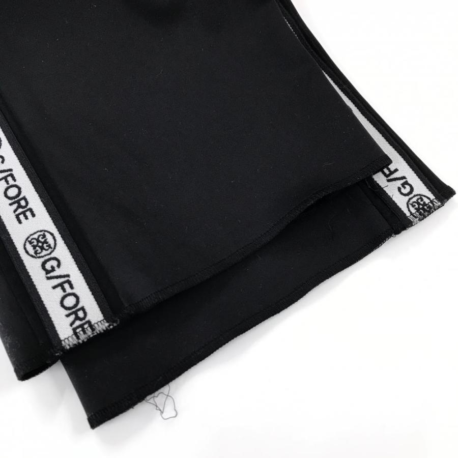 G/FORE（ジーフォア） 【未使用品】ジーフォア パンツ 黒×白 サイド