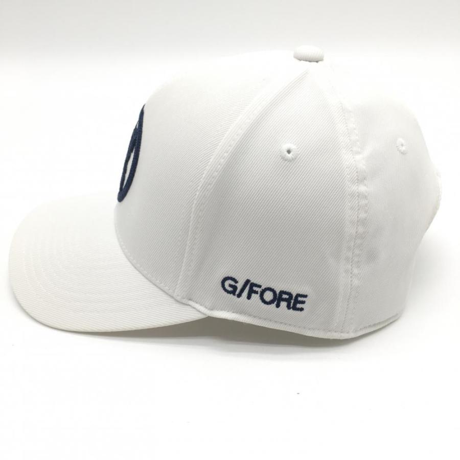ジーフォース　帽子　キャップ　ゴルフ　白 G/FORE（ジーフォア） キャップ 白×ネイビー 立体ロゴ刺しゅう 110
