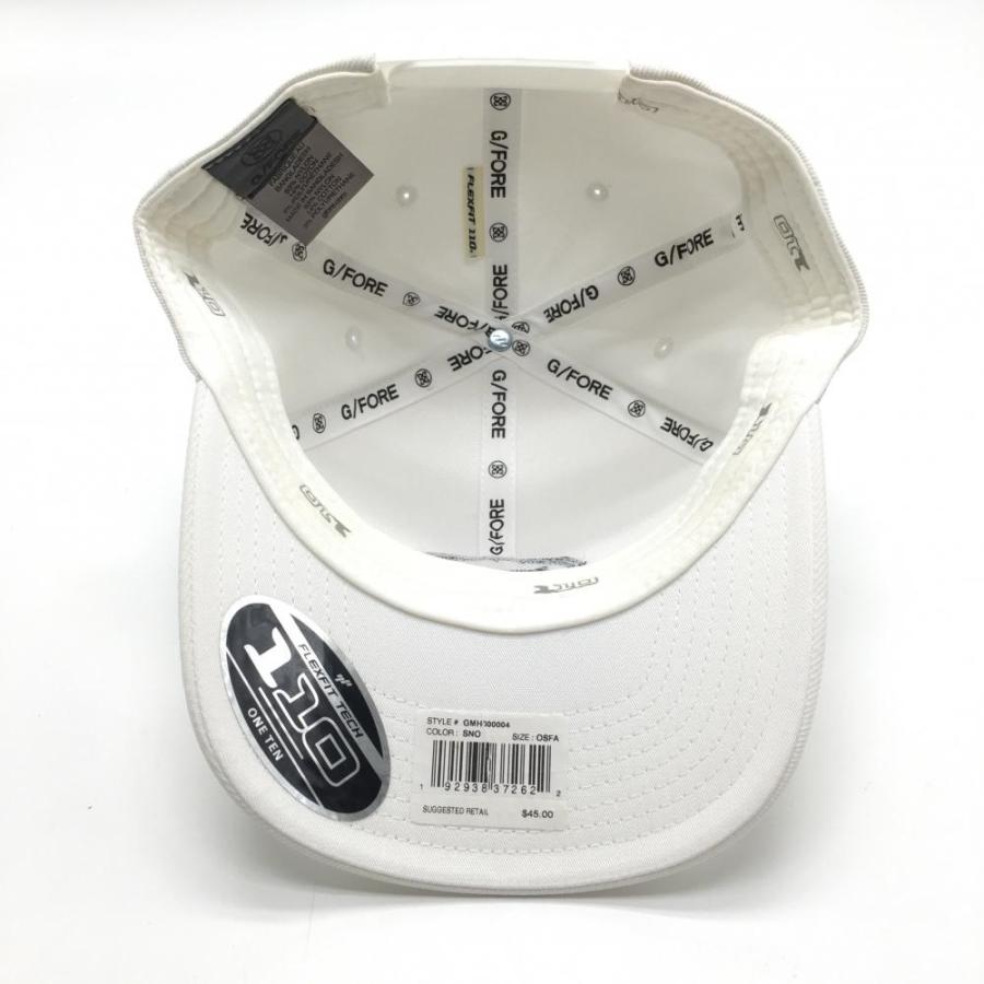 G/FORE（ジーフォア） キャップ 白×ネイビー 立体ロゴ刺しゅう 110