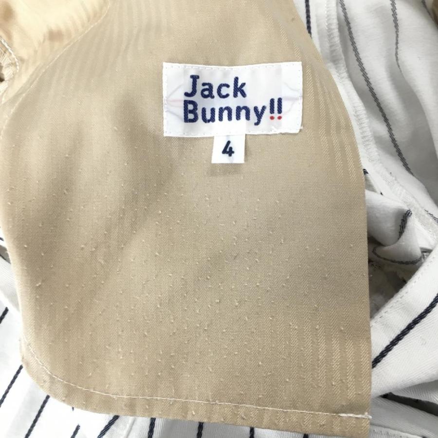 Jack Bunny!!（ジャックバニー） パンツ 白×ネイビー ストライプ