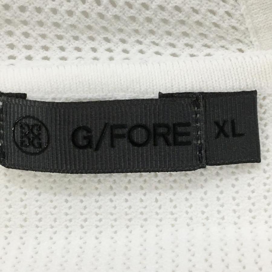 G/FORE（ジーフォア） 【超美品】ジーフォア ニットジップパーカー 白