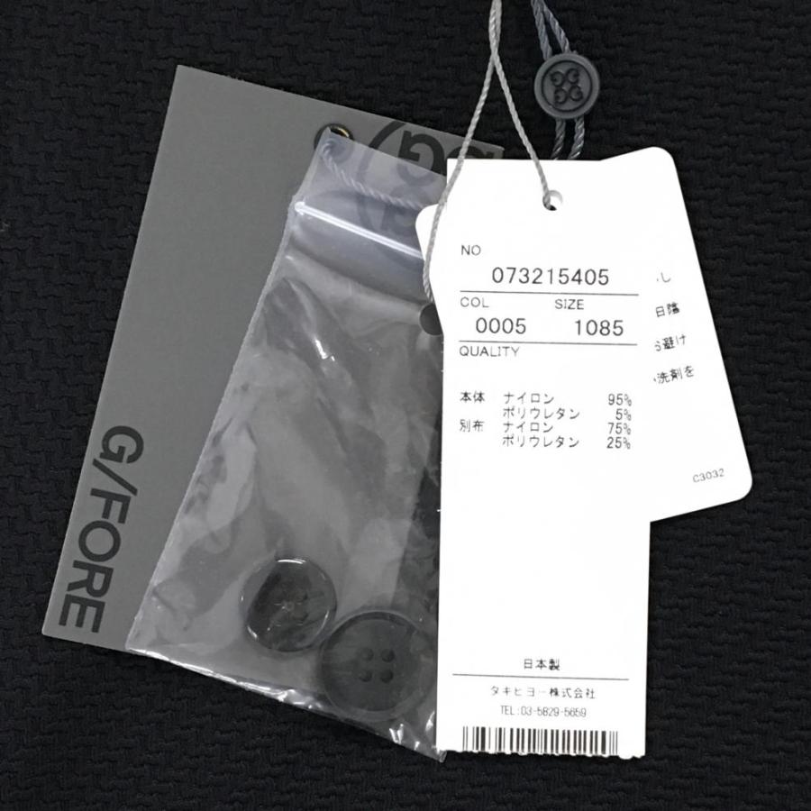 G/FORE（ジーフォア） 【新品】ジーフォア パンツ 黒 地模様 サイド