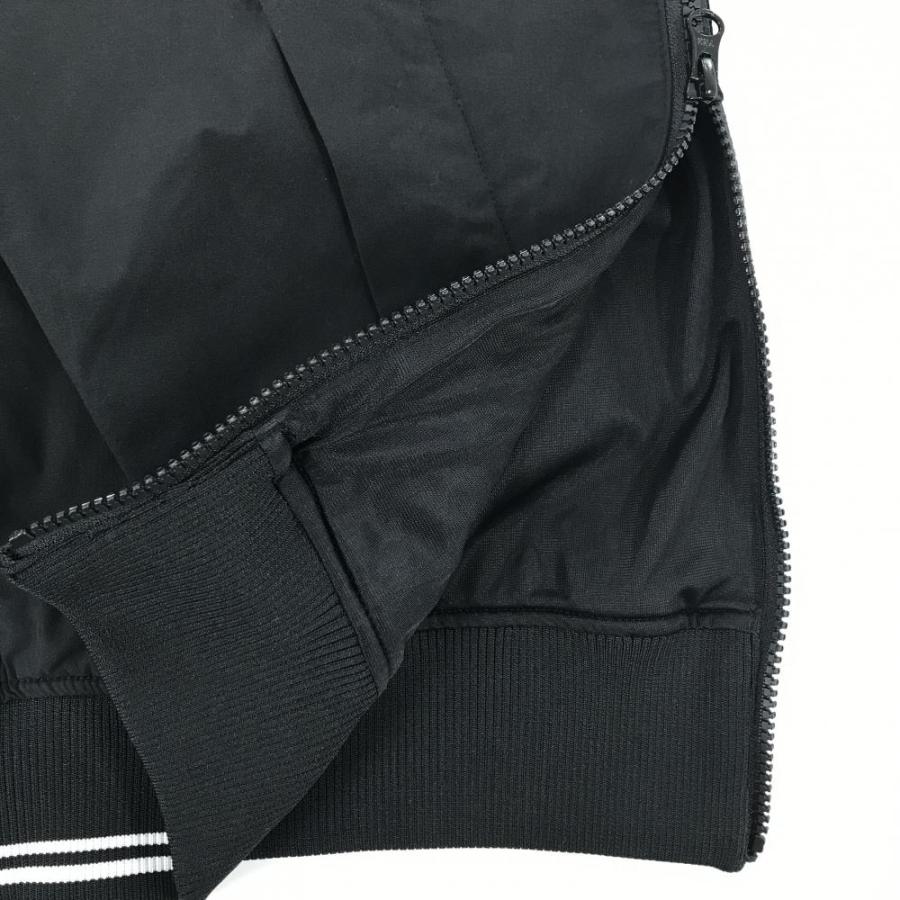 【超美品】ジャックバニー スニード 黒×白 袖口・裾ライン 肩・サイドジップ  レディース 2(L) ゴルフウェア 2024年モデル Jack Bunny Jack Bunny!!（ジャックバニー） 【超美品】ジャックバニー スニード