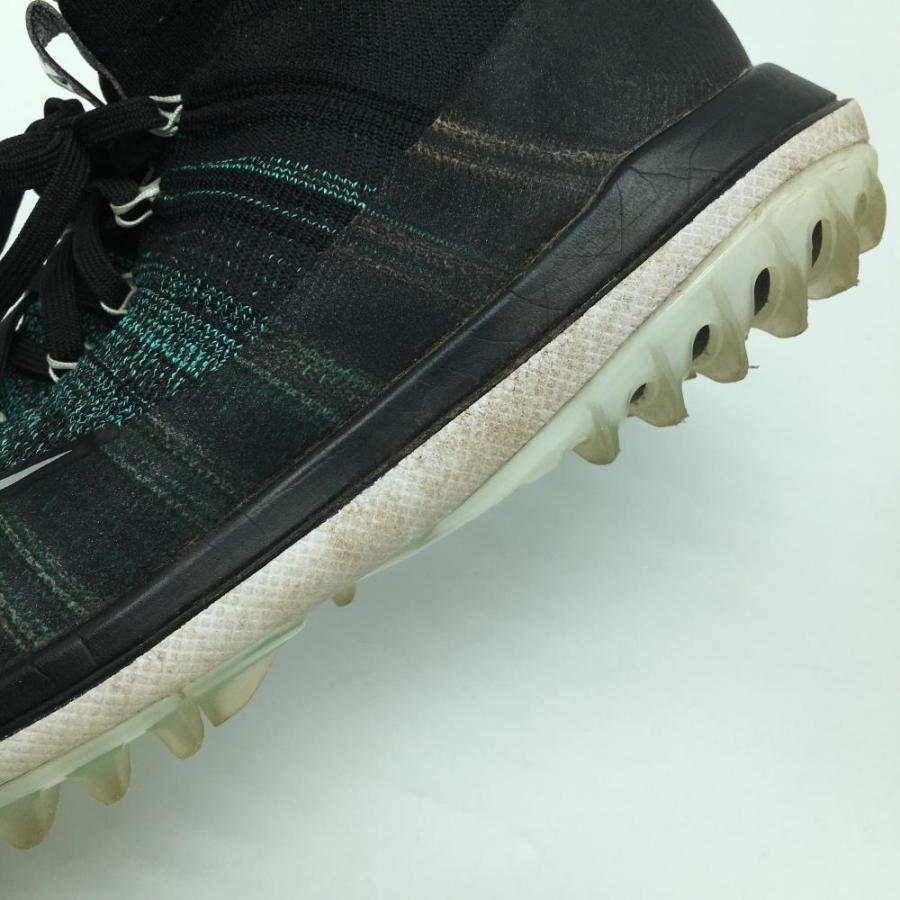 NIKE（ナイキ） 【美品】ナイキ ゴルフシューズ 黒×グリーン 844450