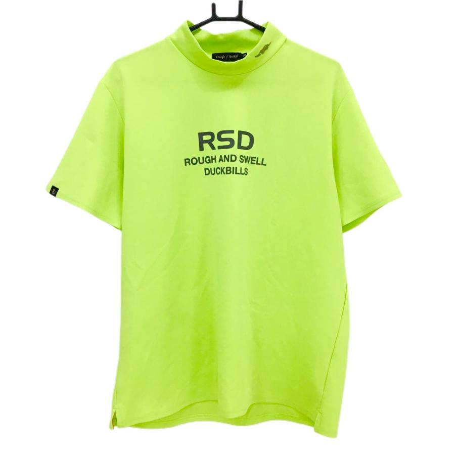rough&swell 蛍光イエロー ポロシャツ ラフ&スウェル（rough&swell） 【超美品】ラフアンドスウェル 半袖