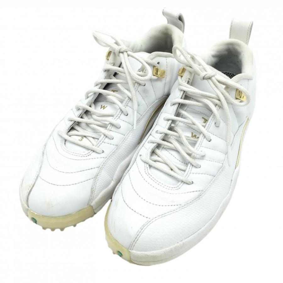 NIKE（ナイキ） ゴルフシューズ 白×ゴールド DM0106-117 エア
