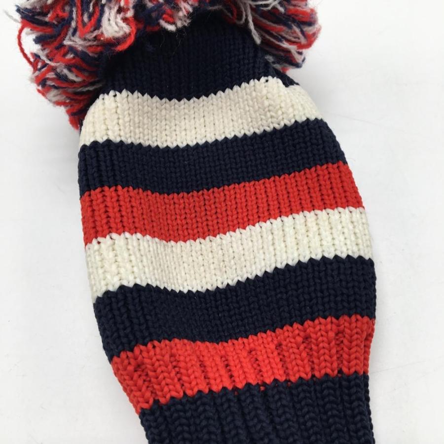 BEAMS GOLF（ビームス ゴルフ） ヘッドカバー(FW) ネイビー×レッド×白